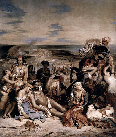 Massacre at Chios Eugene Delacroix